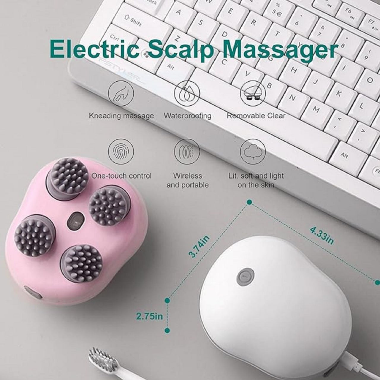 PulseMate 360 Massager Body & Head